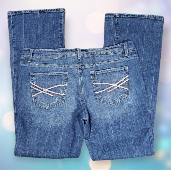 Areopostale Women's Chelsea Bootcut Mid-rise Jeans Size 13/14 - Picture 3 of 7